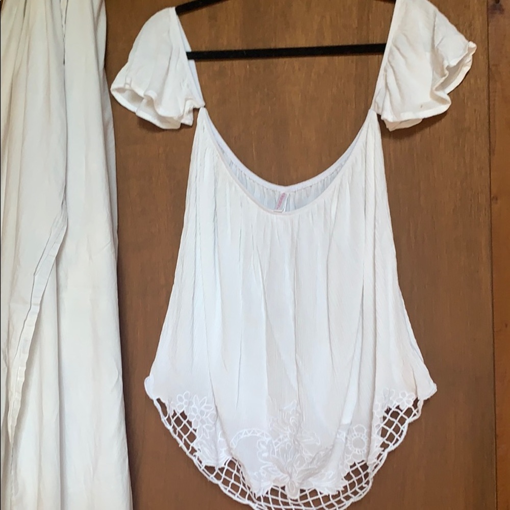 Off the shoulder blouse